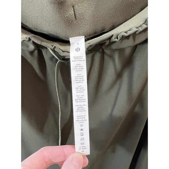 Lululemon Womens Keep Moving Jogger Size 8 Green Paperbag Waist Athletic Workout - Picture 4 of 7